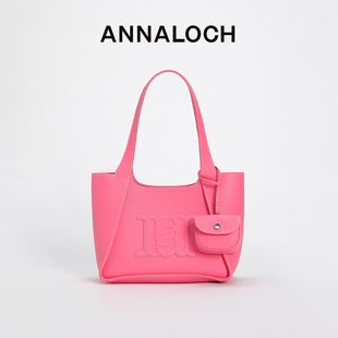 ANNALOCH新款 Jill菜篮子包单肩手提原创小众大容量真皮通勤包女包