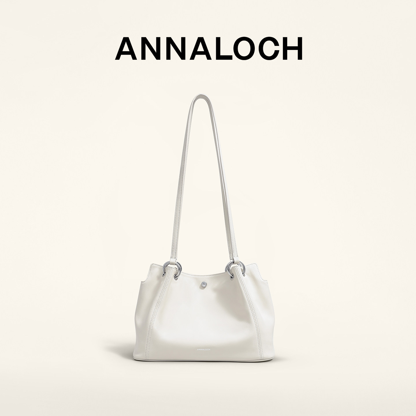 ANNALOCH安娜洛赫 灵感云朵包 软羊皮通勤托特单肩百搭轻奢女包