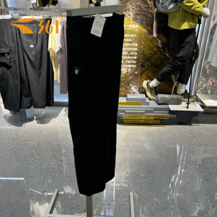 运动长裤 梭织保暖散口运动裤 专柜正品 新款 1724 2025冬季 361男裤