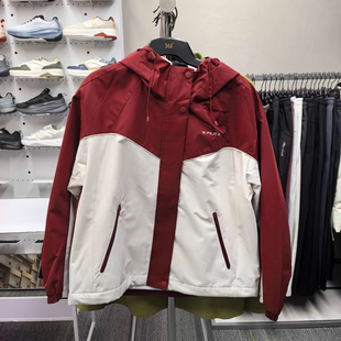 361度女装绒里风衣专柜正品2026春季新款速干防风保暖宽松外套女