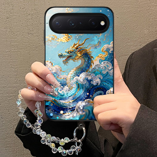 龙麒麟适用华为pura x view手机壳新款高级感puraxview阔直板时尚轻奢女款view国潮风防摔保护套