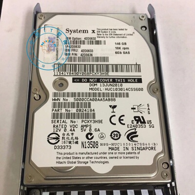 IBM146G10K6Gb2.5寸SAS硬盘