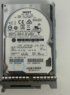 思科UCS-HD18TB10KS4K 1.8T SAS 58-100141-01 ST1800MM0008硬盘