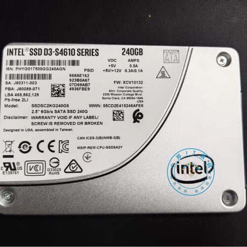 英特尔SSDS4610240GSSDSC2