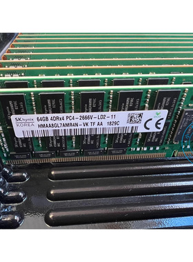 现代海力士 SK 64G 4DRX4 PC4-2666V-L 内存HMAA8GL7AMR4N-VK T3
