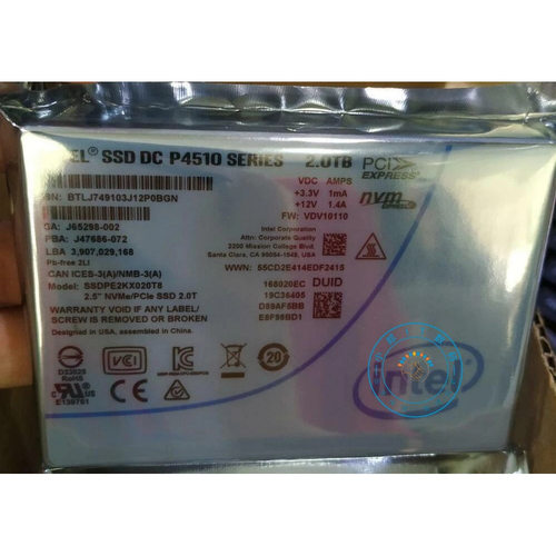 Intel/英特尔P4510SSDPE2KX020