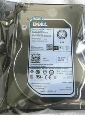 DELL 0RHVWG 6T 7.2K SAS 12G 3.5 ST6000NM0095 服务器硬盘