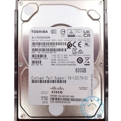 Sisco思科UCS-HD600G10K12N服