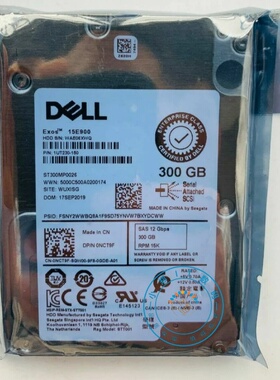 Dell NCT9F 300G 15K SAS 12G 2.5 ST300MP0026 0NCT9F