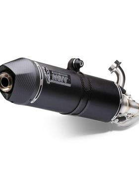 1X1 MIVV 更强钢全排气管黑色 KIMCO XCITING 400 2013-2016