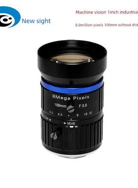 100毫米长焦长度1英寸高清800万C端口Fa机器视觉工业相机镜头