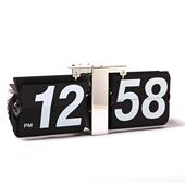 大号翻页钟客厅挂钟创意摆件钟表座钟个性 现代机械时钟简约挂墙钟