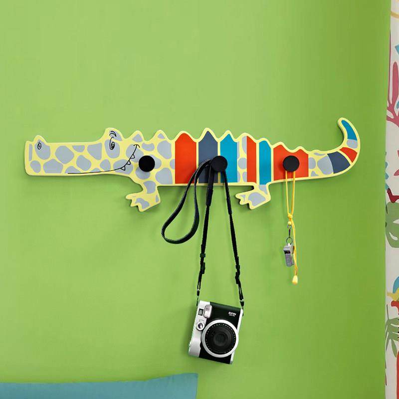 门后挂钩置物架免打孔卡通木质门口玄关收纳儿童房软装墙面挂衣钩,家居饰品,装饰挂钩,淘宝优惠券,粉丝福利购,淘宝优惠卷