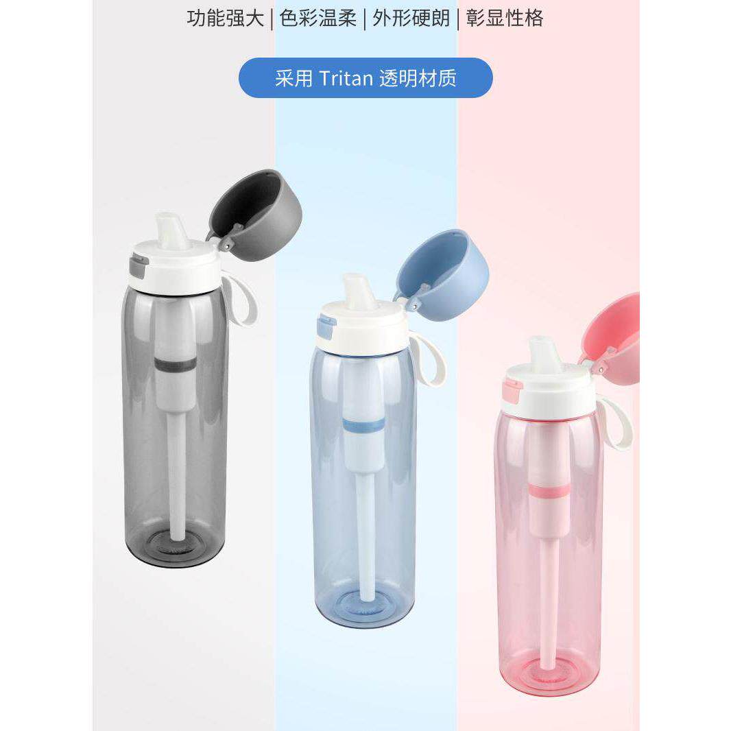 侠鹿户外净水杯可直饮净水壶露营野外用便携净水器过滤水杯学生杯