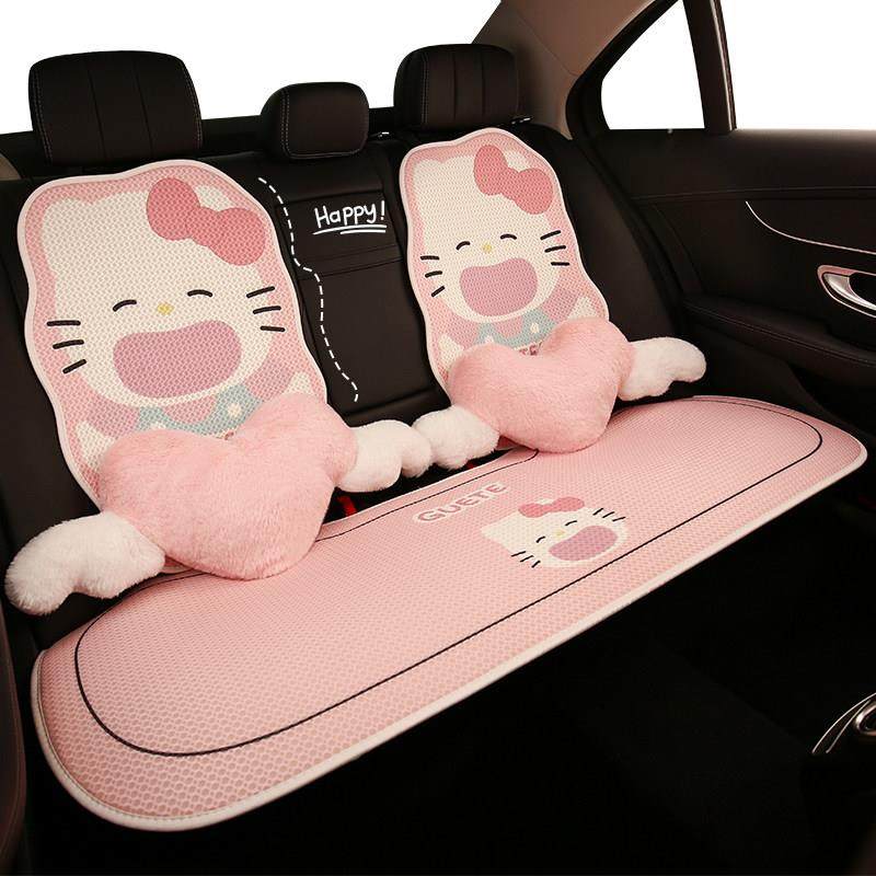 汽车坐垫四季通用冬季半包座椅垫座套座垫女神高级感可爱粉色女生,汽车用品/电子/清洗/改装,通用座套/座垫,淘宝优惠券,粉丝福利购,淘宝优惠卷