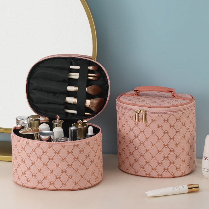 化妆包女大容量2025新款超火便携旅行化妆护肤品收纳包圆筒化妆箱,收纳整理,化妆包,淘宝优惠券,粉丝福利购,淘宝优惠卷