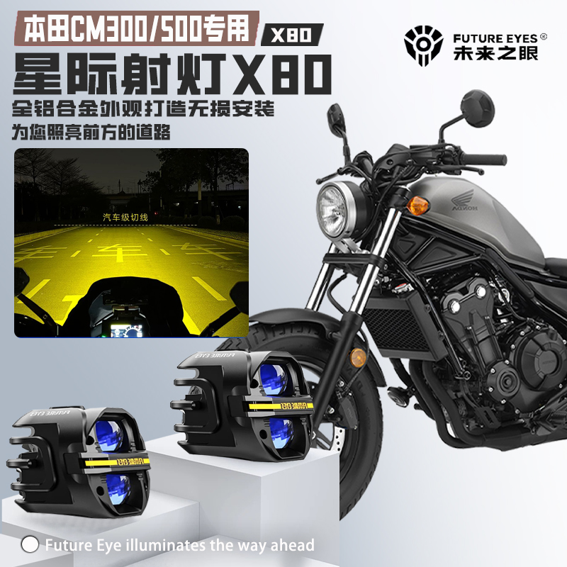 适配本田CM300/500强光LED射灯