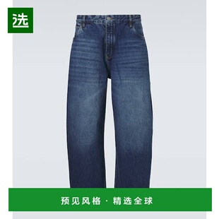 1h可退 香港直邮Studio Nicholson 男士 Paolo barrel-leg 牛仔裤