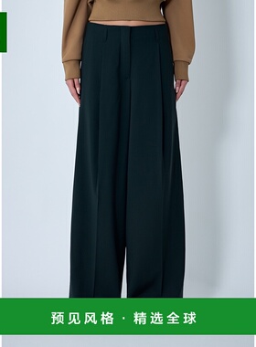 1h可退 香港直邮Lacoste 法国鳄鱼 女士 褶裥长裤 HF3672GJP