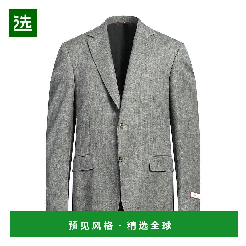 1h可退 香港直邮Canali 康钠丽 男士 西装外套 green绿色 舒适时
