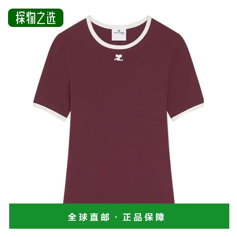 香港直邮Courreges 短袖T恤 125JTS017JS0203-