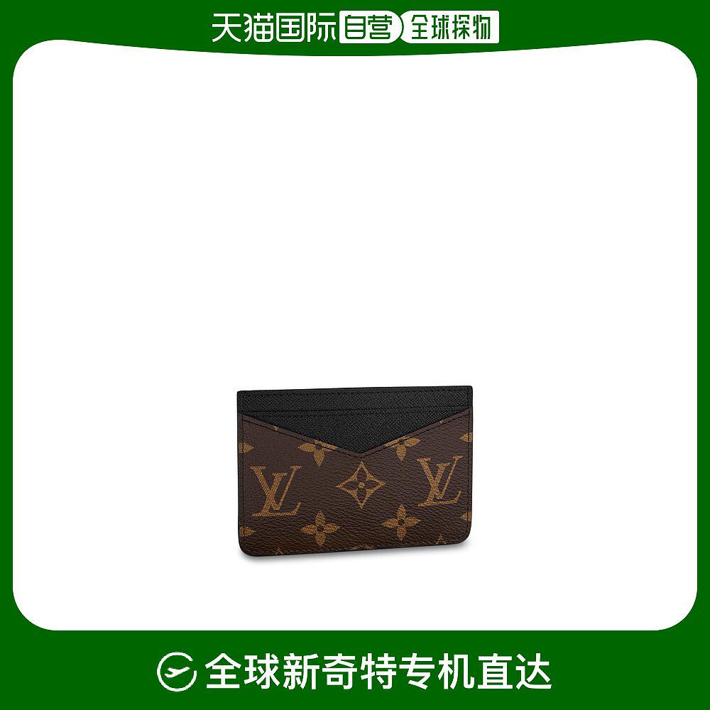 louis vuitton路易威登男士卡包棕色徽标印花图案m60166