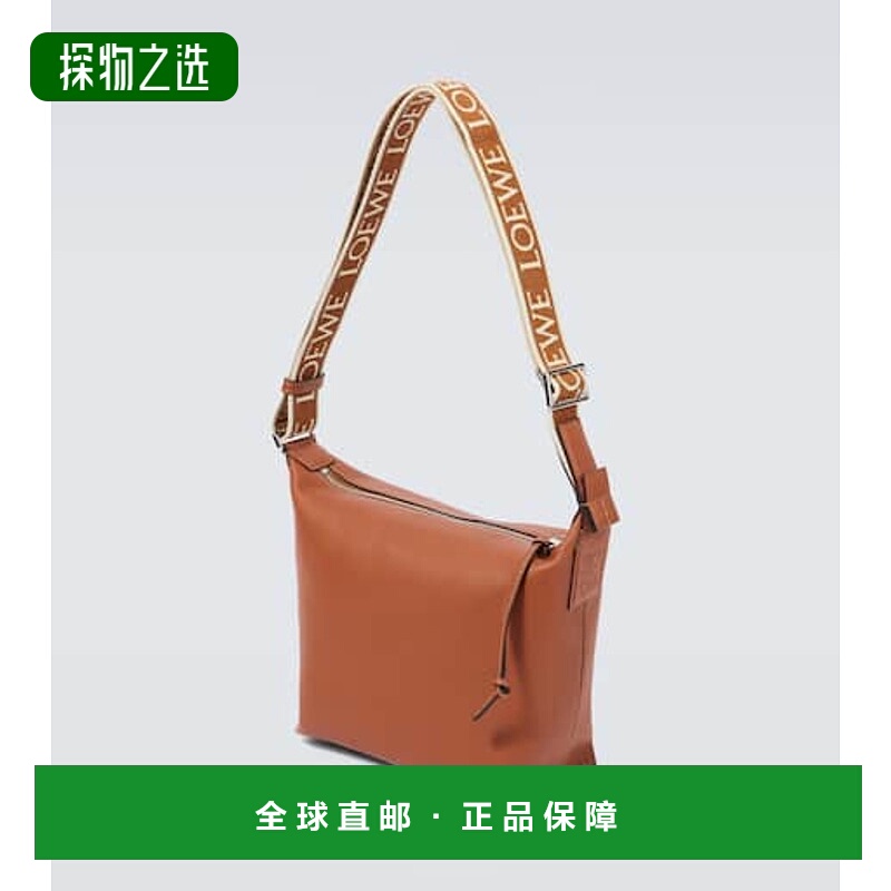 香港直邮LOEWE 罗意威 男士 Cubi 小号皮革斜挎包