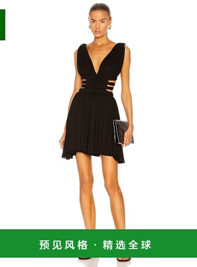 1h可退 香港直邮Alaïa 女士 Edition 2004 短款垂褶连衣裙 AA9R00