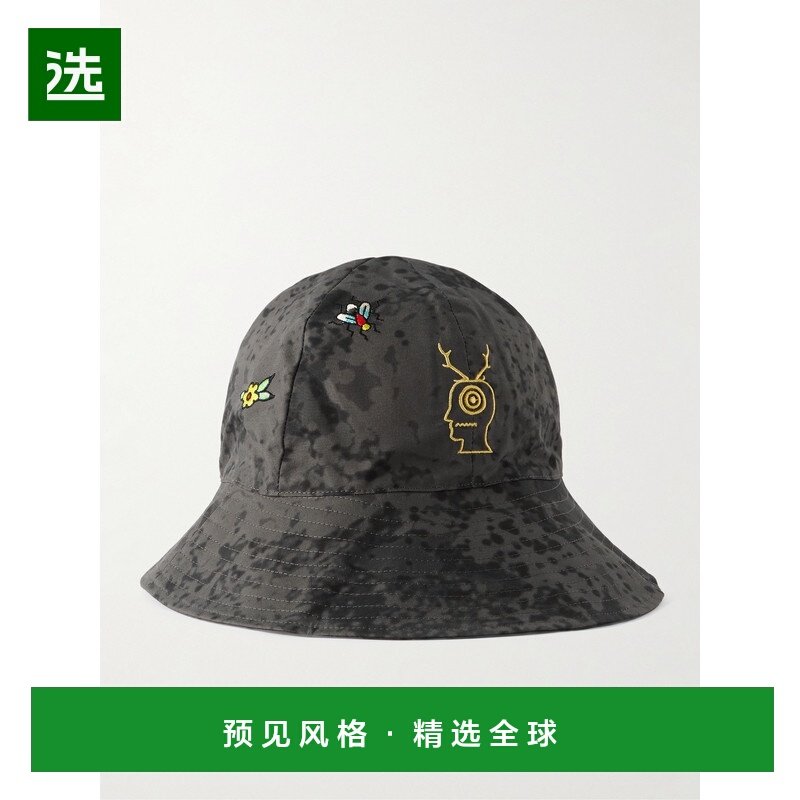 1h可退 香港直邮Brain Dead 男士 + S2 W8 刺绣迷彩印花棉质帆布,服饰配件/皮带/帽子/围巾,帽子,淘宝优惠券,粉丝福利购,淘宝优惠卷