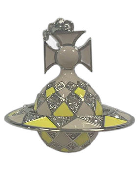 1h可退 欧洲直邮VIVIANNE WESTWOOD/西太后 女士黄粉混色金属制土