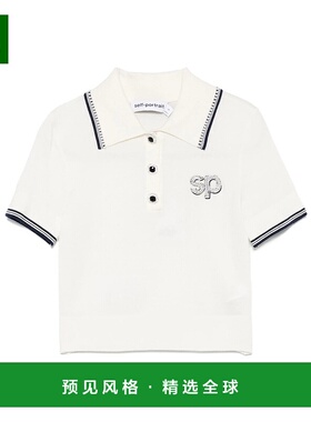 香港直邮Self-Portrait 针织 SP Polo 衫 SS25-123TAC