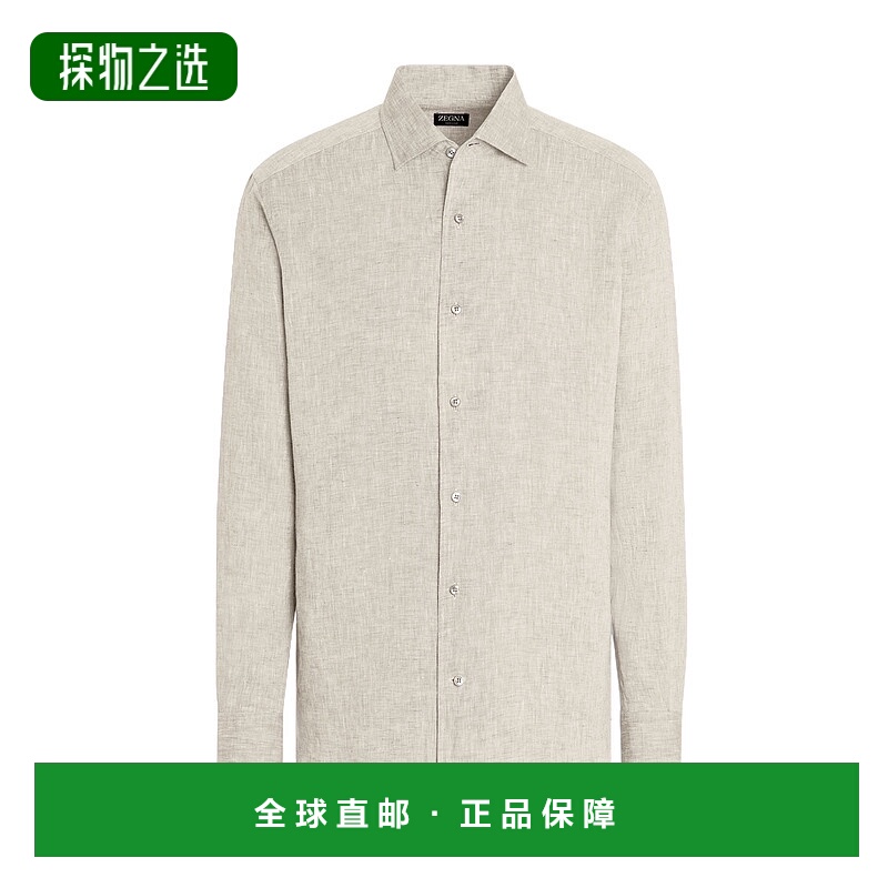 香港直邮Zegna Oasi Lino 衬衫 UFX31A9SRO3