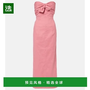 1h可退 香港直邮TOVE 女士 Rahel 亚麻棉混纺长款连衣裙新款长裙