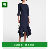 香港直邮OSCAR 奥斯卡·德拉伦塔 1h可退 RENTA 女士 褶裥