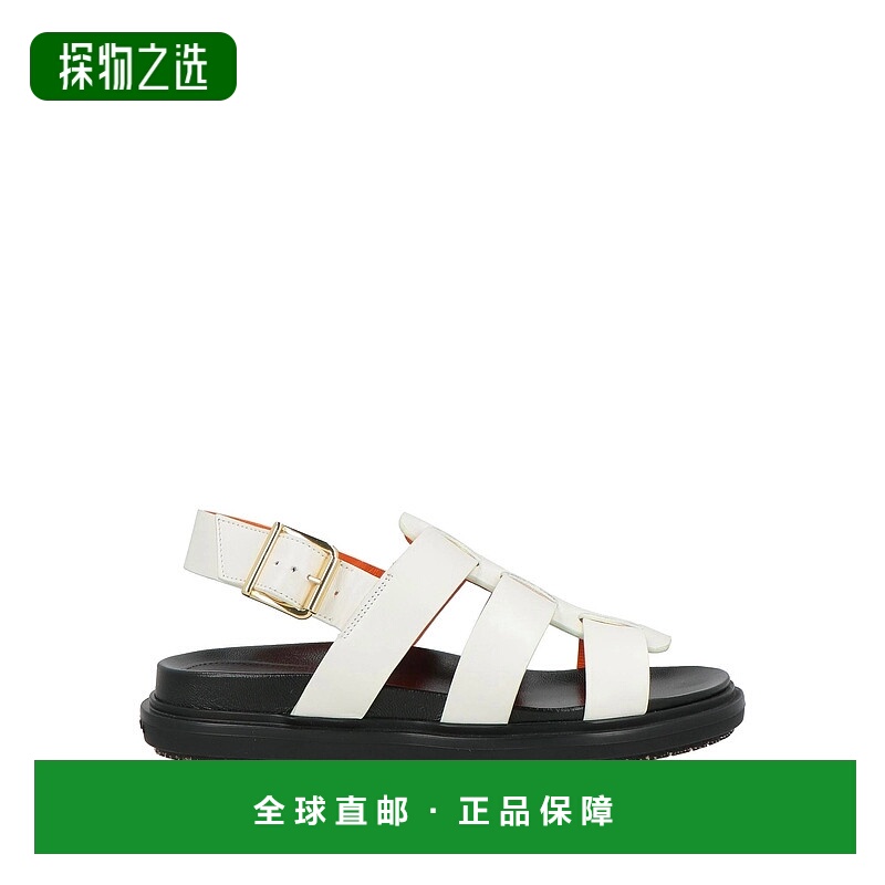 香港直邮Marni 玛尼 女士 凉鞋 white白色 舒适时尚