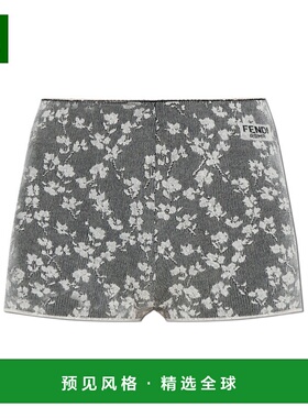 香港直邮Fendi 花卉短裤 FZR809ATPW