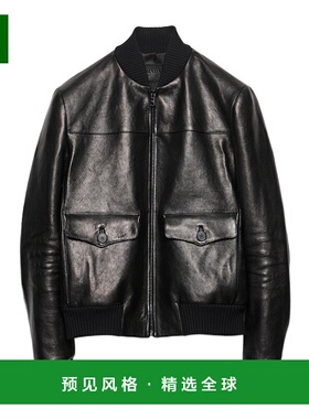 香港直邮Prada 飞行员皮夹克 UPW58017UASOOO普拉达