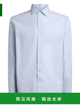 1h可退 香港直邮ETRO 男士衬衫 MRIB000199TJ5B8B0028 CO 蓝色 长