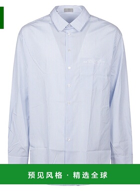 1h可退 香港直邮DIOR 迪奥 男士 棉质条纹图案衬衫 413C516A597