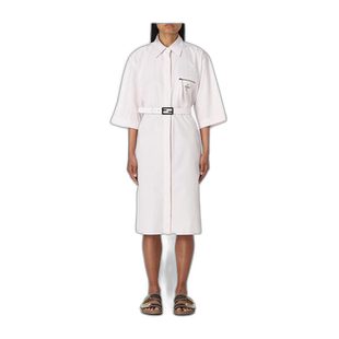 香港直邮Fendi 衬衫连衣裙 FDC661AFLK