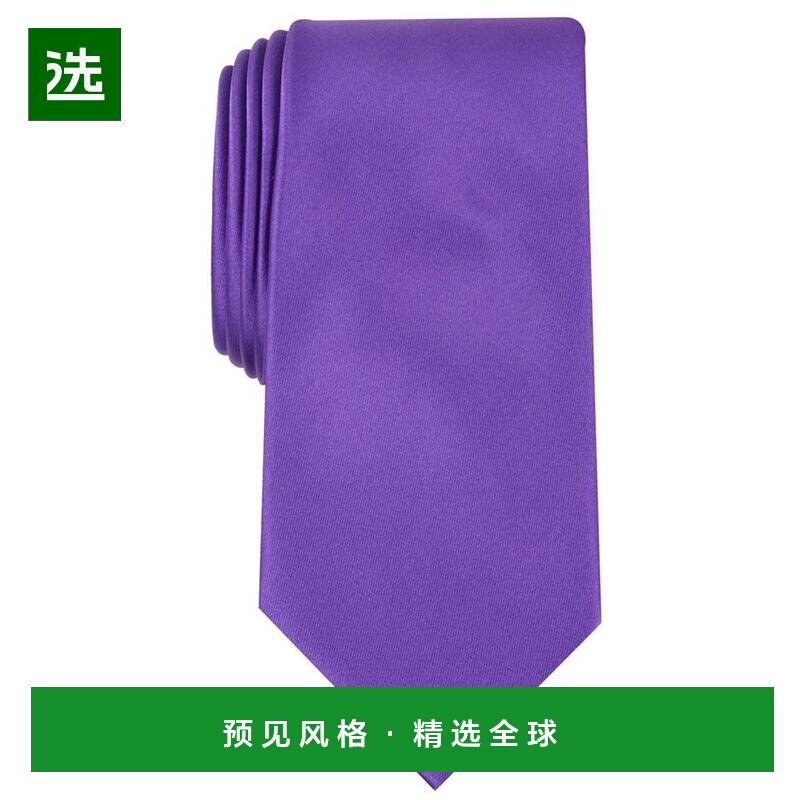 1h可退 【美国直邮】Perry Ellis|男士缎面纯色领带