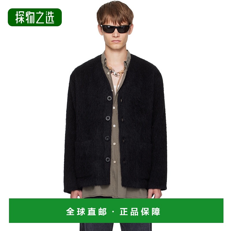 香港直邮Our Legacy 男士 黑色开衫 M4206CBM 舒适时尚羊毛
