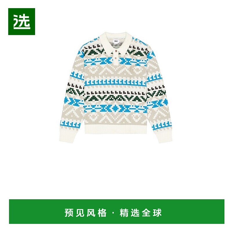1h可退 香港直邮Obey 男士 Geo Sweater Polo衫 151000113