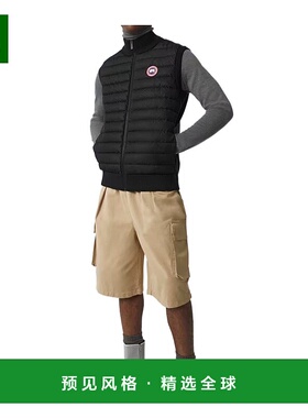 香港直邮Canada Goose Hybridge 针织背心 6829M羊毛拉链高领