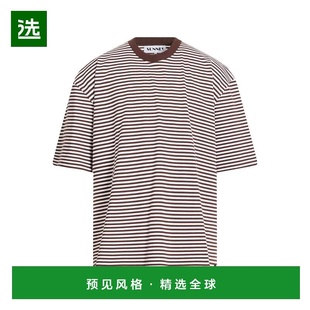 1h可退 香港直邮Sunnei 男士 Oversize-t-shirt T恤 brown棕色 舒