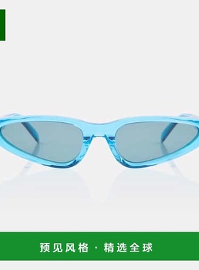 1h可退 香港直邮Celine 思琳 女士 猫眼太阳眼镜 001392 blue蓝色