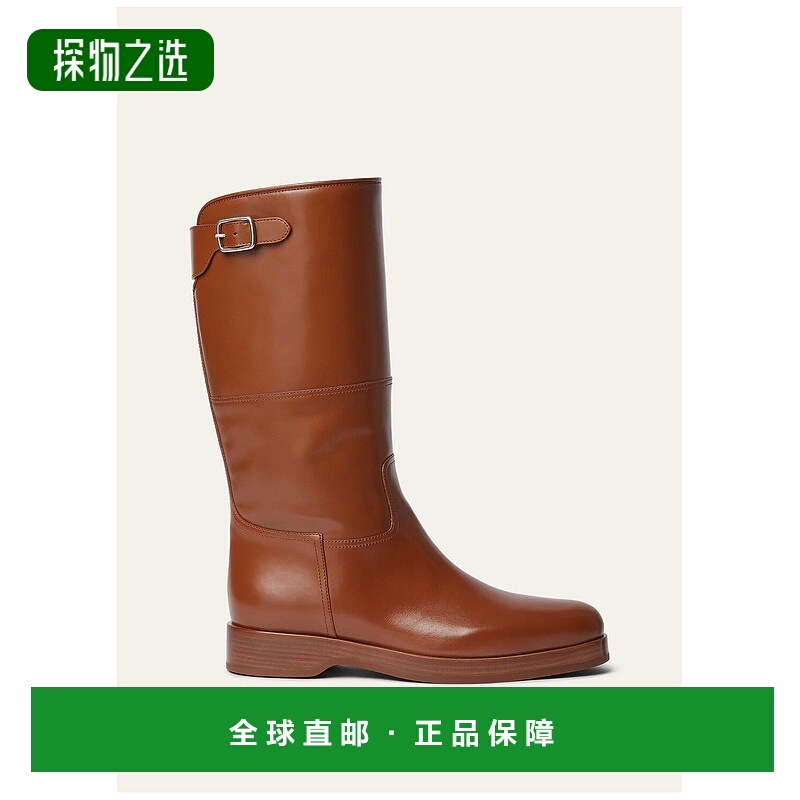 欧洲直邮LORO PIANA 25秋冬 FAO7351_E0CY 女士 短靴 Lupo 女士靴