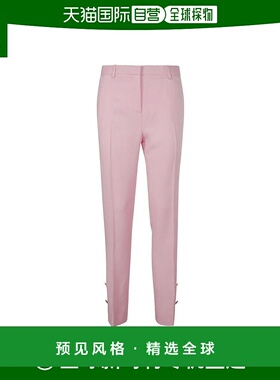 香港直邮Versace 经典素色休闲裤高腰直筒裤 A89160A2084291P590