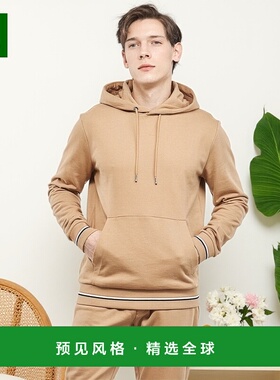 欧洲直邮BOSS 男士 SEEGER 127 卫衣 米色