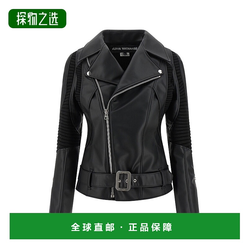 1h可退 香港直邮Junya Watanabe 渡边淳弥 女士 针织拼块夹克 JPJ